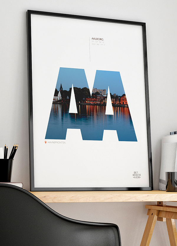 Aalborg-plakat Havnefronten 21   29    A4     199 -