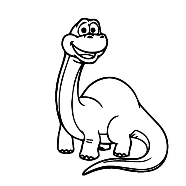 Dinosaurus Wallsticker  Baby Langhals Baby Brachiosaurus