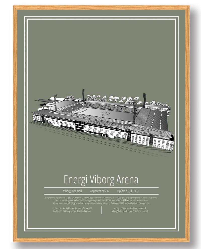 Energi Viborg Arena Plakat 50x70 cm B2
