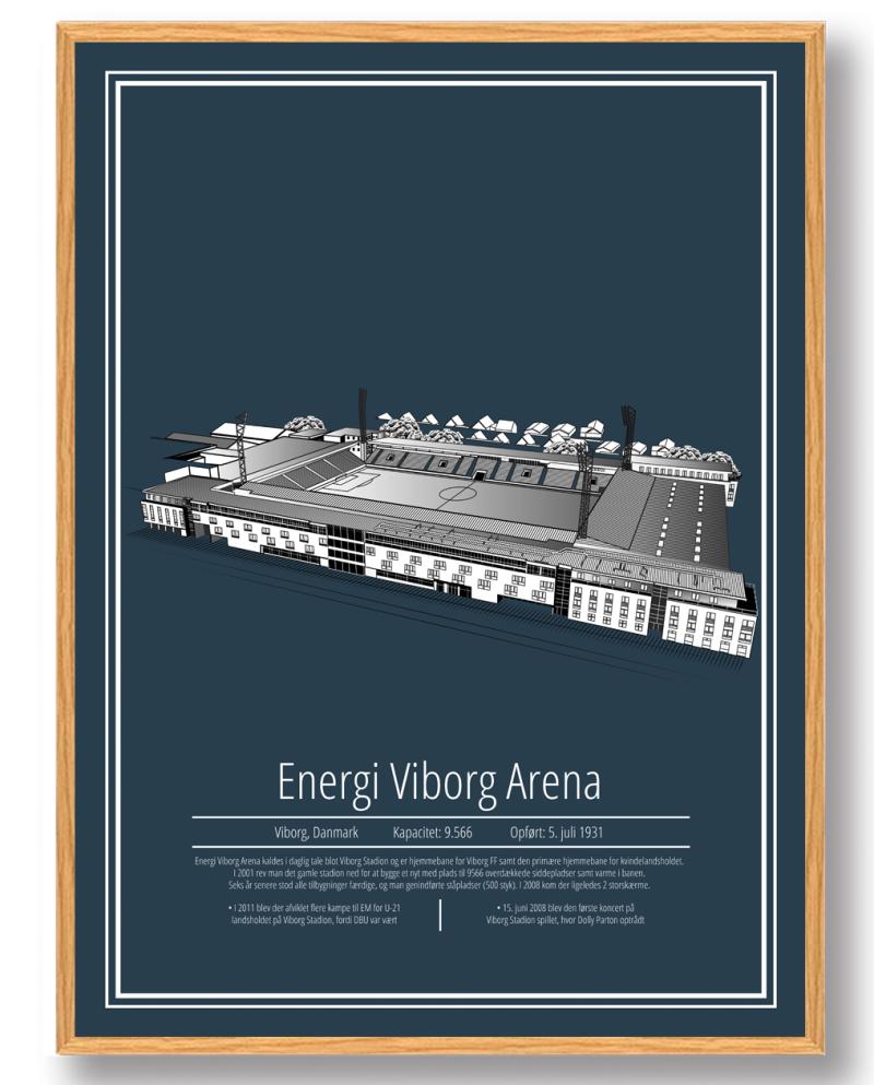 Energi Viborg Arena Plakat 50x70 cm B2