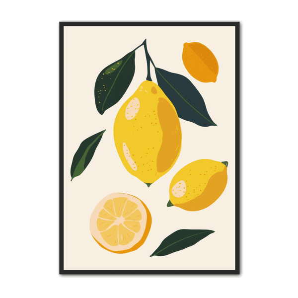 Frugt Plakat 56 Citroner