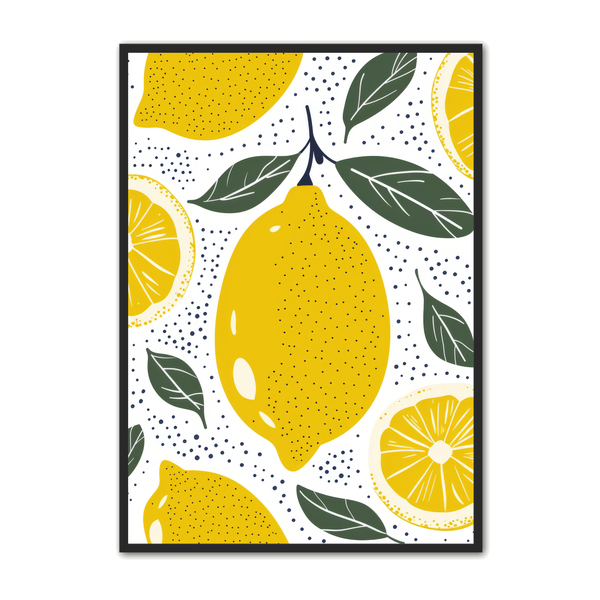 Frugt Plakat 55 Citroner