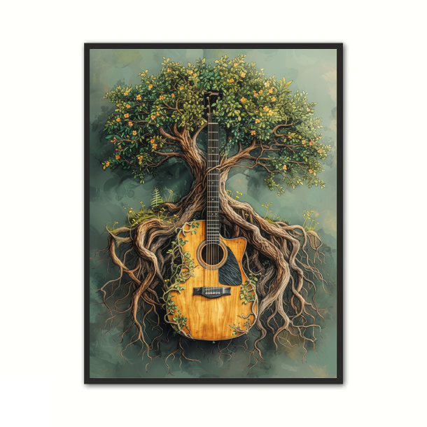 Guitar Plakat   Musikplakat  21   29      A4