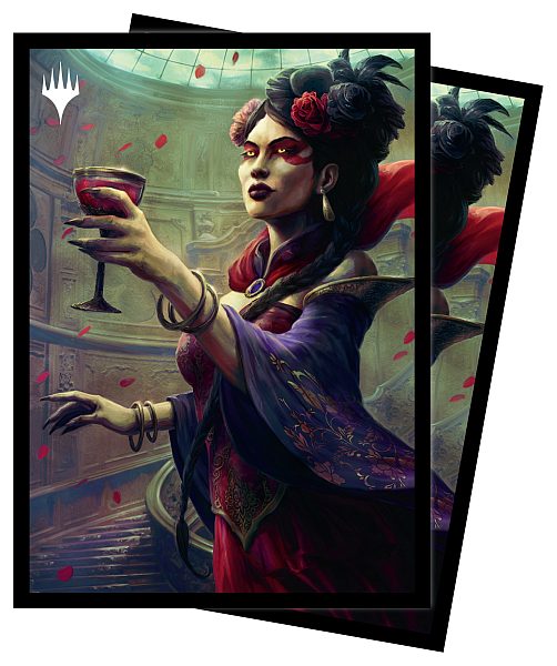 100 Lommer   Innistrad: Crimson Vow: V5 Henrika  Infernal Seer  Showcase  Matte Deck Protector Sleeves Ultra Pro  19216