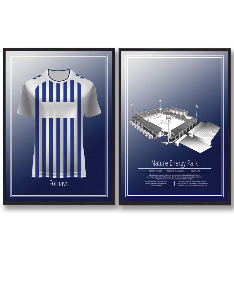 Stadion Plakatsæt - Trøje 50x70 cm B2