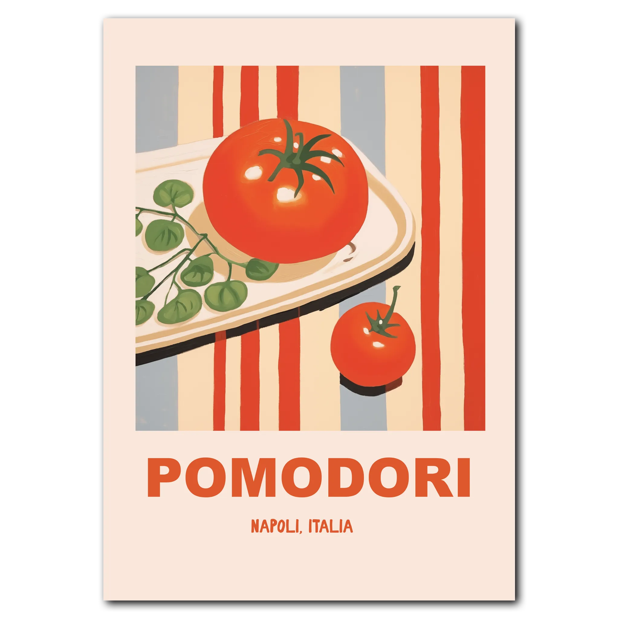 Pomodori Plakat 21x30    A4    Ingen Ramme