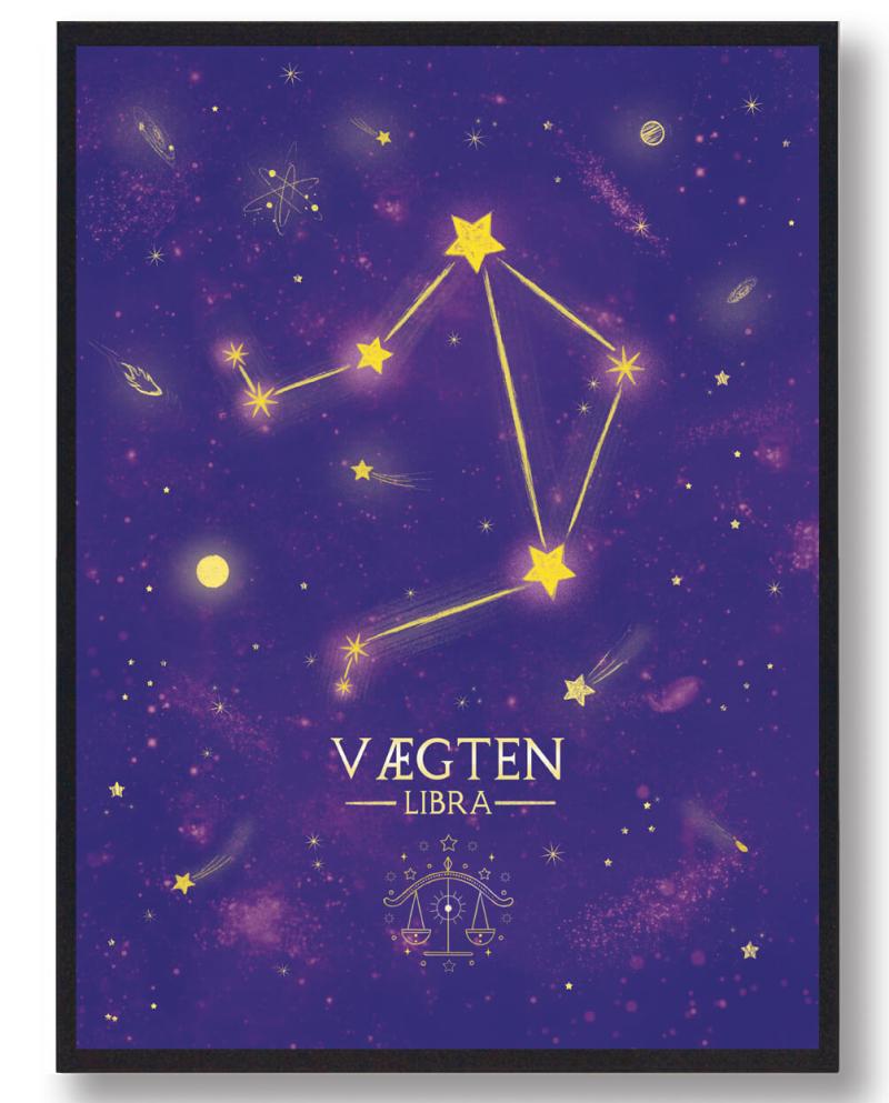 Vægplakat af Stjernebillede Vægten 50x70cm
