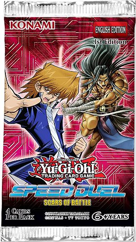 - -   Booster Pakke Speed Duel: Scars   Battle Booster Display Box Med 36 Pakker