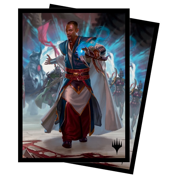 100 Lommer  Magic March   The Machine:   Teferi Akosa   Zhalfir Matte Deck Protector Sleeves Ultra Pro  19748
